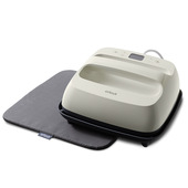Cricut EasyPress™ SE – 22,9 x 22,9 cm (9 x 9 in) + tappetino per EasyPress, 30,5 x 30,5 cm (12 x 12 in), Tortora