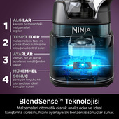 Ninja Detect Power Mixer & Processor Pro 2,1 L Frullatore da tavolo 1200 W Nero