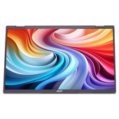 Acer PD163Qbmiuux Monitor PC 39,6 cm (15.6") 1920 x 1080 Pixel Double Full HD LED Grigio