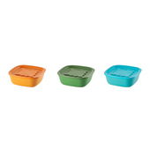Fratelli Guzzini Everfresh Quadrato Set 1,4 L Multicolore 3 pz