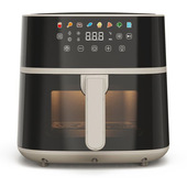 Tognana Porcellane D2DFA12IRZU Singolo 6 L Indipendente 1700 W Friggitrice ad aria calda Nero, Champagne