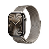 Apple Watch Series 10 Serie 10 GPS + Cellular 46mm Cassa in Titanio con Loop in maglia milanese - S/M