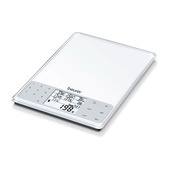Beurer DS 61 Bilancia Cucina Dieta elettrica white vetro
