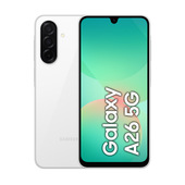 Samsung Galaxy A26 5G, Smartphone con Funzioni intelligenti, Display Super AMOLED 6.7”, 6GB RAM, 128GB, Batteria 5.000 mAh, memoria espandibile, White