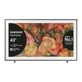 Samsung TV QLED 4K 43” QE43LS03DAUXZT Smart TV Wi-Fi Black 2024, Matte Display, Processore Quantum 4K, Modern Frame Design, OTS Lite