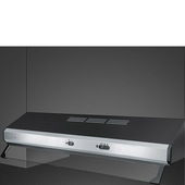 Smeg KSEC81XE3 cappa aspirante Incassato Nero, Acciaio inox 305 m³/h