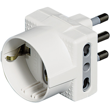 bticino S3611D adattatore per presa di corrente Tipo L (IT) Bianco