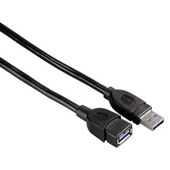 Hama Cavo prolunga USB A 3.0/USB A 3.0 F, 1,8 metri, nero, 1 stella