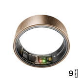 Ultrahuman Ring AIR – Monitor del sonno e dell'attività fisica, anello intelligente per uomo e donna, nessuna spesa per l'app per le funzioni standard, durata della batteria fino a 6 giorni (taglia 9)