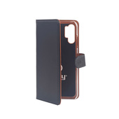 Celly Wally custodia per cellulare 17,3 cm (6.8") Custodia a libro Nero, Marrone