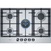 Bosch Serie 6 PCQ7A5B90 Incasso Gas Acciaio inossidabile piano cottura