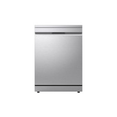 LG DF375HVS Lavastoviglie libera installazione, Classe A, 14 Coperti, Vapore, WI-FI, Grigia