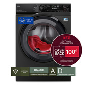 AEG Lavasciuga 10+6 Kg Classe D/A 1600 Giri MADE IN ITALY LWR7BLACK