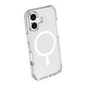 Cellularline Ultra Strong Mag - iPhone 17 Custodia ultra protettiva trasparente con bordi rinforzati in materiale anti-shock, progettata per assorbire gli impatti