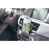 Cellularline Hug - Universal Supporto smartphone da auto per alette di aerazione
