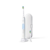 Philips Sonicare ProtectiveClean 5100 Spazzolino Elettrico Sonico Bianco, con custodia da viaggio HX6859/29