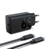 Lenovo 68W USB-C GaN Wall Charger, alimentatore da Parete USB-C 68W con Cavo 1,5m 6A, Caricabatterie a Ricarica Rapida e Sicura per Tablet, PC e Dispositivi Compatibili