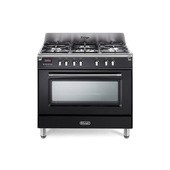 De’Longhi MEM 965 NX ED cucina Elettrico Gas Nero, Acciaio inox