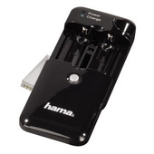 Hama Caricabatterie Universale per batterie Li-Ion e AA/AAA Ni/Mh