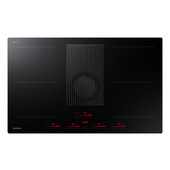 Samsung Piano a induzione con cappa integrata filtrante Infinite Line™ 80cm NZ84T9747VK