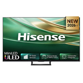 Hisense Smart TV MiniLED 144Hz 65" 4K 65Q8S, Dolby Atmos 2.1 By Devialet, Dolby Vision IQ, HDR10+, Native 144Hz Game Mode, VIDAA OS con 1000+ APP, Alexa built-in, lativù 4K, Wifi, Bluetooth
