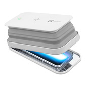 Cellularline Hi-Gens con ricarica wireless, sterilizzatore smartphone a luce UV-C, sterilizza il 99,9% dei batteri Azione rapida: sterilizza in un minuto