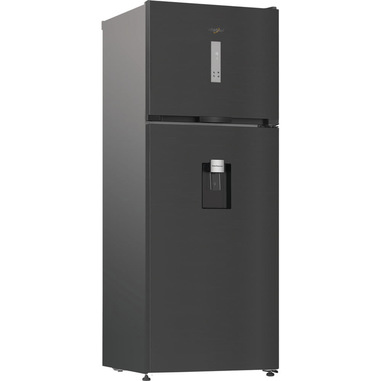Whirlpool WHD2 6472W X4E Frigorifero doppia porta a libera installazione, Dual no frost, 70cm, Classe E, Pearl Inox, 38 dbA, h187 cm