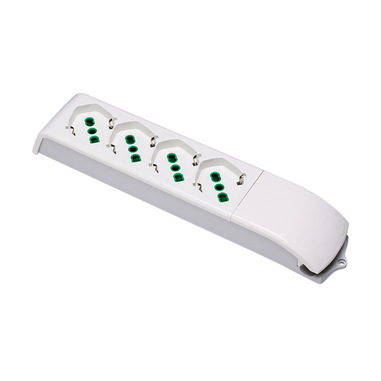 FANTON 480130 prolunghe e multiple 4 presa(e) AC Interno Bianco
