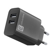 Cellularline MULTIPOWER 24W Caricabatterie con 2 porte USB