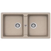 Glem Gas LS286S lavello Lavello ad incasso Rettangolare Cristalite