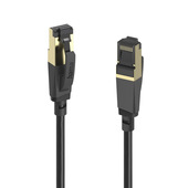 Hama 00202002 cavo di rete Nero 3 m Cat8 S/FTP (S-STP)