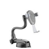 Cellularline Slide Flexy - Universal Supporto smartphone da auto con ventosa e braccio flessibile