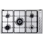 De’Longhi SLL 59 DD piano cottura Acciaio inox Da incasso 90 cm Gas 5 Fornello(i)