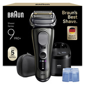 Braun Series 9 Serie 9 PRO+ Rasoio Elettrico, Pro SensoAdapt, SmartCare Center, 9655CC, Grafite