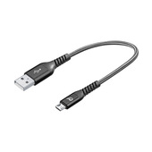 Cellularline Tetra Force Cable 15cm - MICRO USB Cavo Micro USB ultra resistente