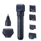 Panasonic Regolabarba/tagliacapelli/peli di corpo, naso e orecchie e rasoio, uomo, Wet&Dry, con batteria a litio, ricaricabile
