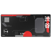 Trust GXT 759 XXL Tappetino per mouse per gioco da computer Nero, Grigio, Rosso, Bianco