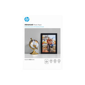 HP Carta fotografica Advanced, lucida, 250 g/m2, A4 (210 x 297 mm), 25 fogli