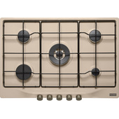 Franke Country FCH 750 OA Nero, Crema Da incasso 75 cm Gas 5 Fornello(i)