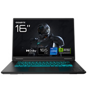 GIGABYTE GAMING A16 Laptop - 16", 165Hz WQXGA, Intel Core i7-13620H, GPU RTX 5060, 16GB DDR5, 1 x SSD Gen4 da 1TB, DOS, Dolby Atmos, GAMING A16 CVHI3IT894SD