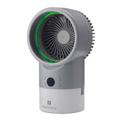 Electroline Ventilatore da tavolo 3 pale 9cm con illuminazione 7 colori grigio