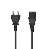 Hama Cavo alimentazione spina Italiana/IEC 60320 C13 F (VDE), 1,5 metri, nero