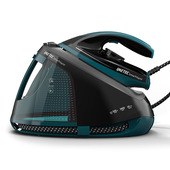 Imetec Smartvapor Ferro da Stiro Generatore di Vapore, Vapore 2 volte più potente, Fino a 6,0 Bar Pump, 2400 W, Colpo di vapore da 350 g, Piastra Fluid Ceramic PRO, Carica continua con serbatoio estraibile da 1,8 l, Sistema di Pulizia Calc Clean, Doppia regolazione vapore ECO e MAX