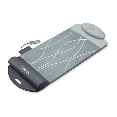 Beurer MG 280 Tappetino da Stretching ispirato allo Yoga con 7 Camere d'Aria e Funzione Calore, per Allungare e Rilassare la Muscolatura