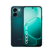 OPPO A6 AI Smartphone, doppia fotocamera 50MP+2, Selfie 8MP, Display 6.75” 120HZ IPS HD+, 6550mAh, RAM 6GB(Esp2GB/4GB/6GB)+ROM 256GB [Versione Italia], Sapphire Black