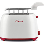 Girmi TP10 2 fetta/e 750 W Rosso, Bianco
