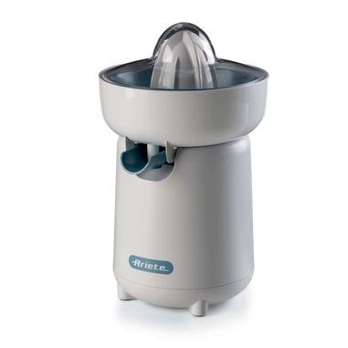 Ariete 417 Spremiagrumi Breakfast, Spremiagrumi, 40W, 2 coni di spremitura, Coperchio di protezione, Beccuccio antigoccia, Rotazione a destra e a sinistra, Piedini antiscivolo, Bianco & Celeste