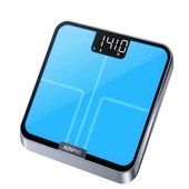 Renpho Elis Chroma, Bilancia Smart pesapersone Bluetooth con Illuminazione RGB Personalizzabile, 13 Metriche Corporee, Display LED e Ricarica USB-C