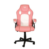 Xtreme MX12 KOR Sedia da gaming per PC Seduta imbottita Rosa, Bianco