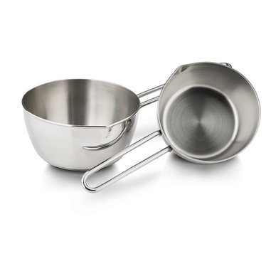 Barazzoni Casseruola Conica Manico Lungo 12cm I Piccinini Acciaio